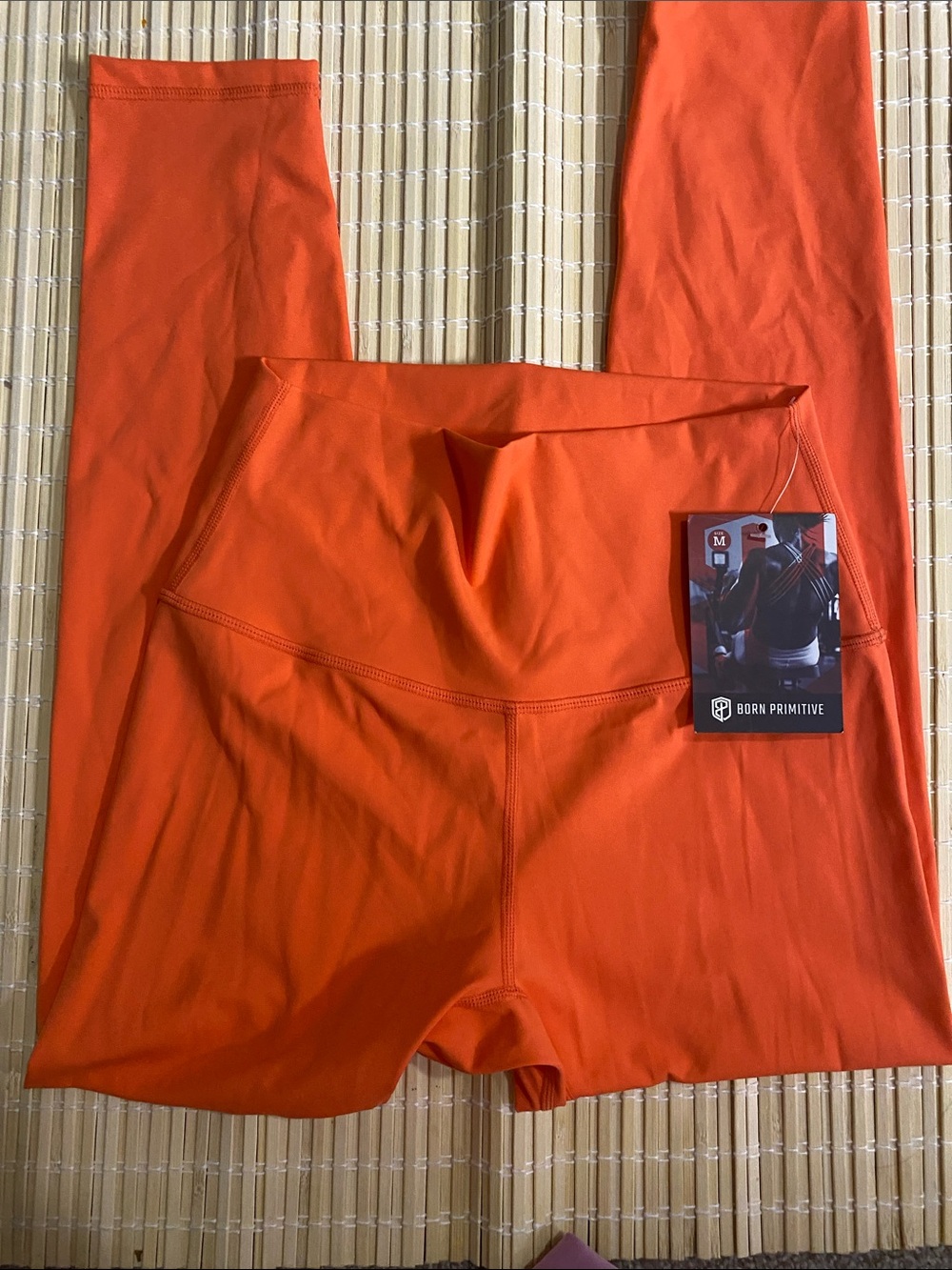 Born Primitive Women's Bright Orange High-Waist Leggings